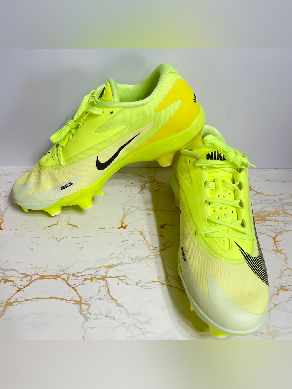 Nike Diamond Standout MCS Baseball Cleats Volt Ice Lime Size 11 II7344-700h